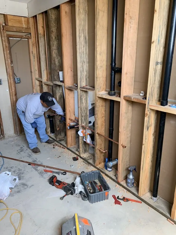 Commercial rough-in plumbing for Water Heater Replacement in West Carteret